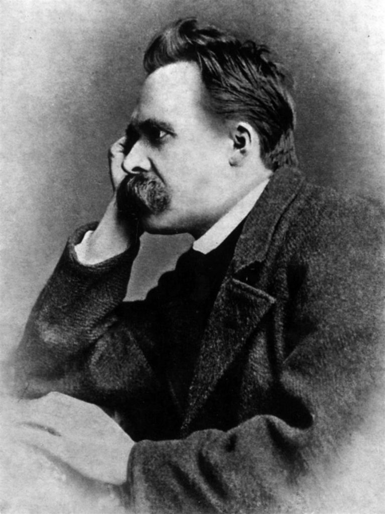 Portrait of Friedrich Nietzsche, 1882; One of five photographies by photographer Gustav Schultze, Naumburg, taken early September 1882. Public domain due to age of photography. Scan processed by Anton (2005)